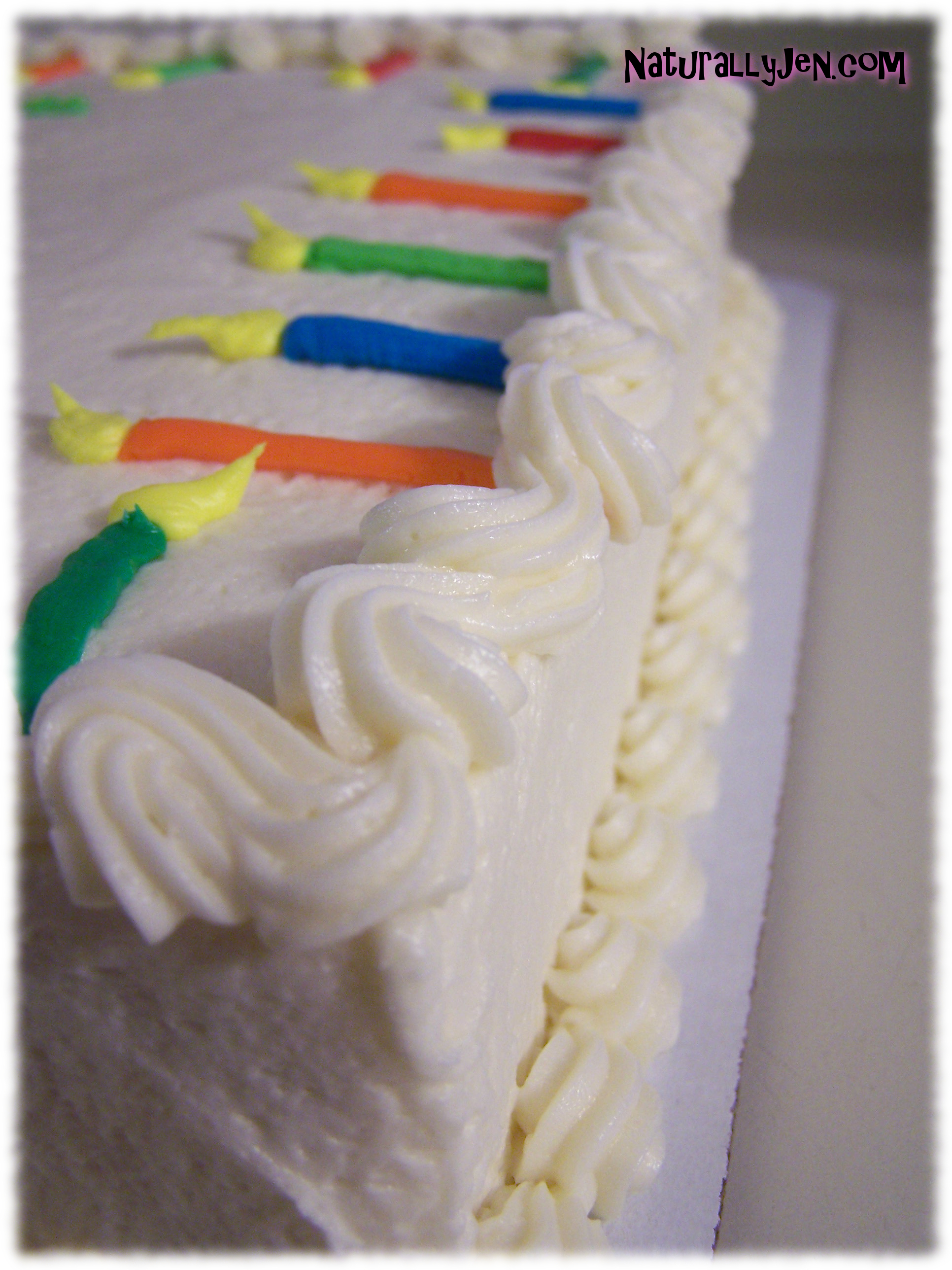 Thirtieth Birthday Cake Decorating Ideas 30 frosting candles