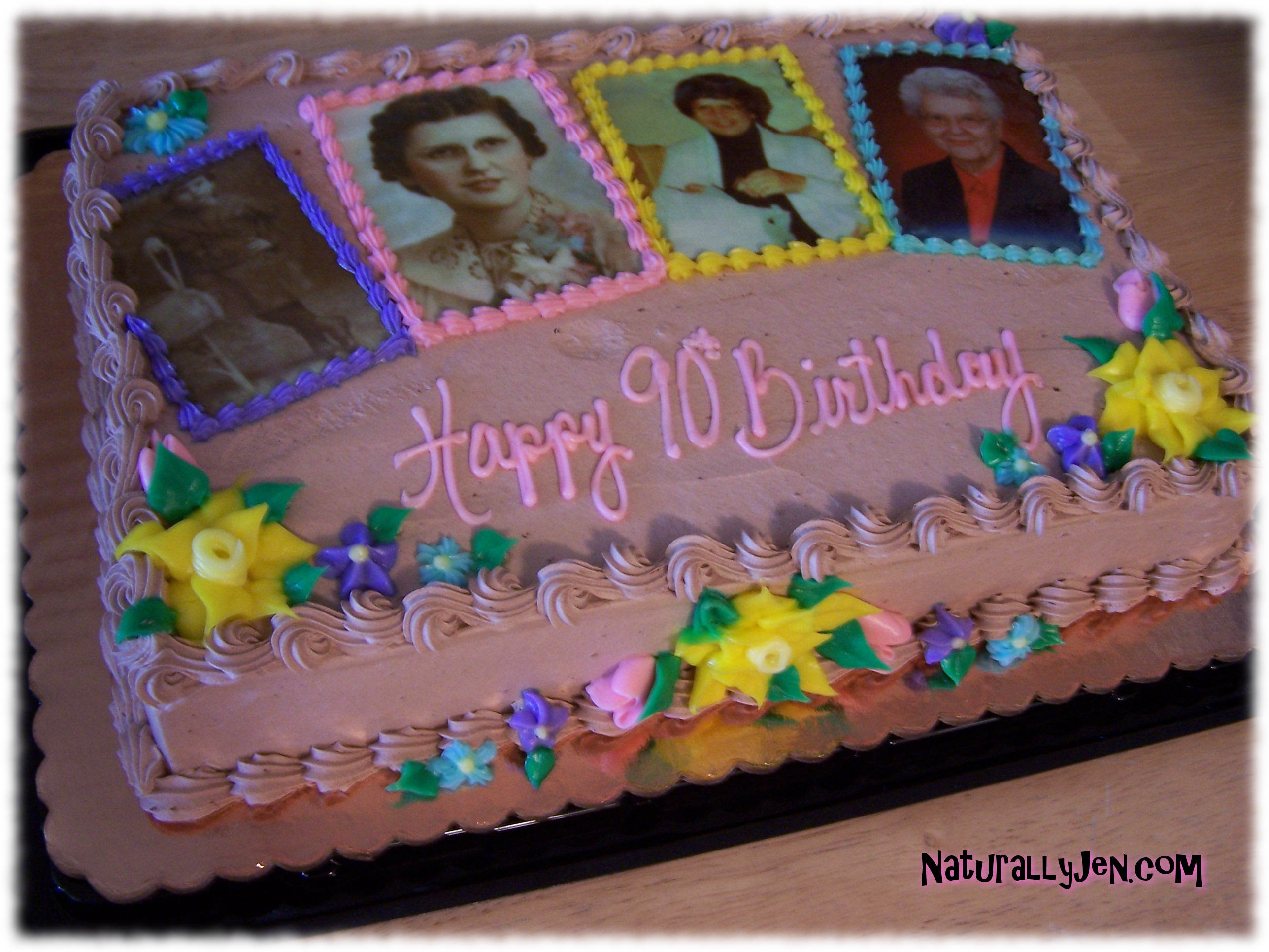 Edible Photographs Printed On Cakes by Naturally Jen