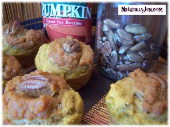 Breakfast Pumpkin Pecan Muffins