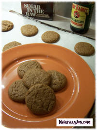 Vegan Molassis Cookies by Naturally Jen