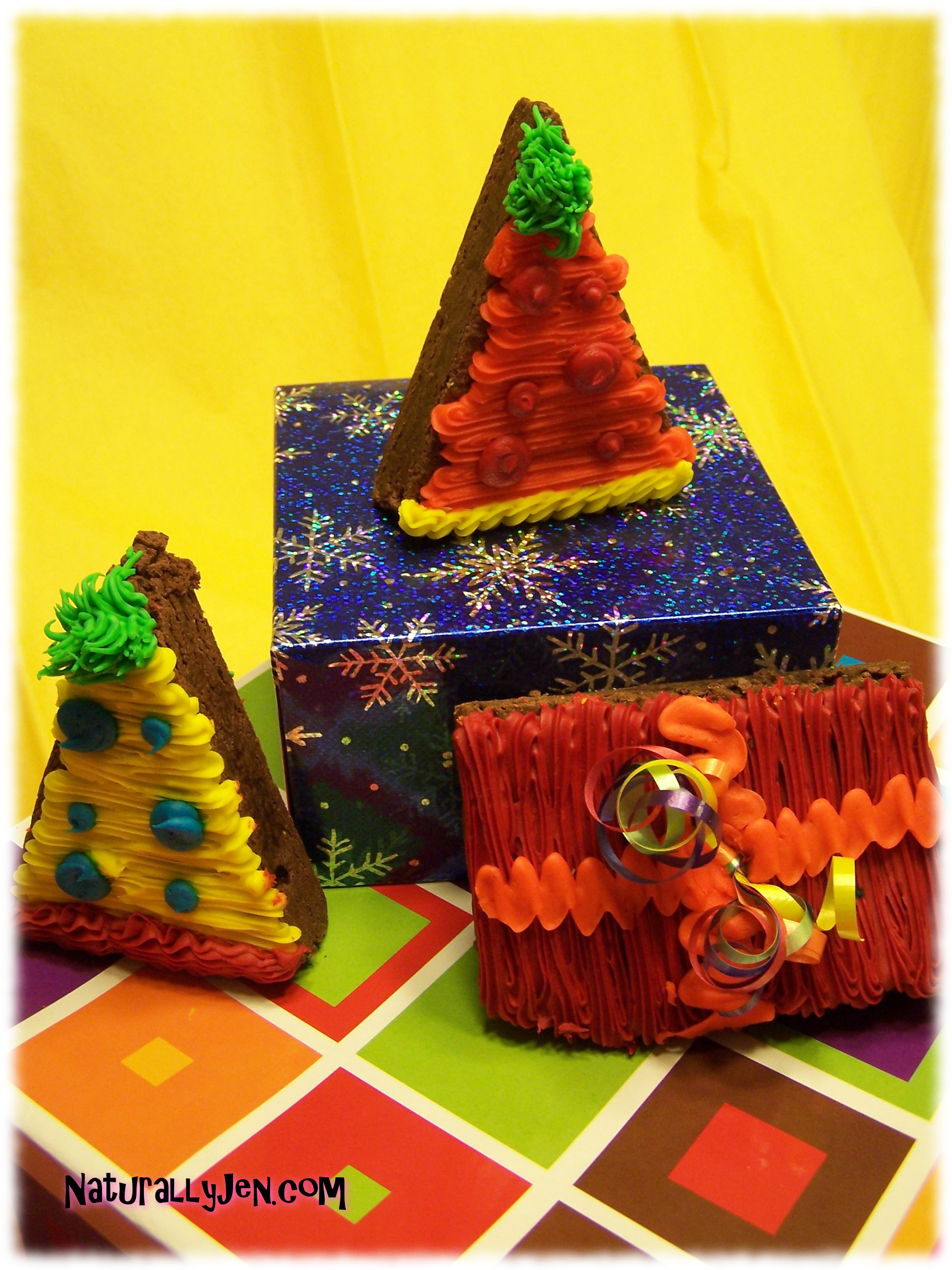 New Years Eve Frosted Brownie Idea