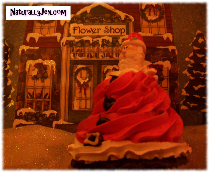 Santa Claus Cupcakes for Christmas Holidays