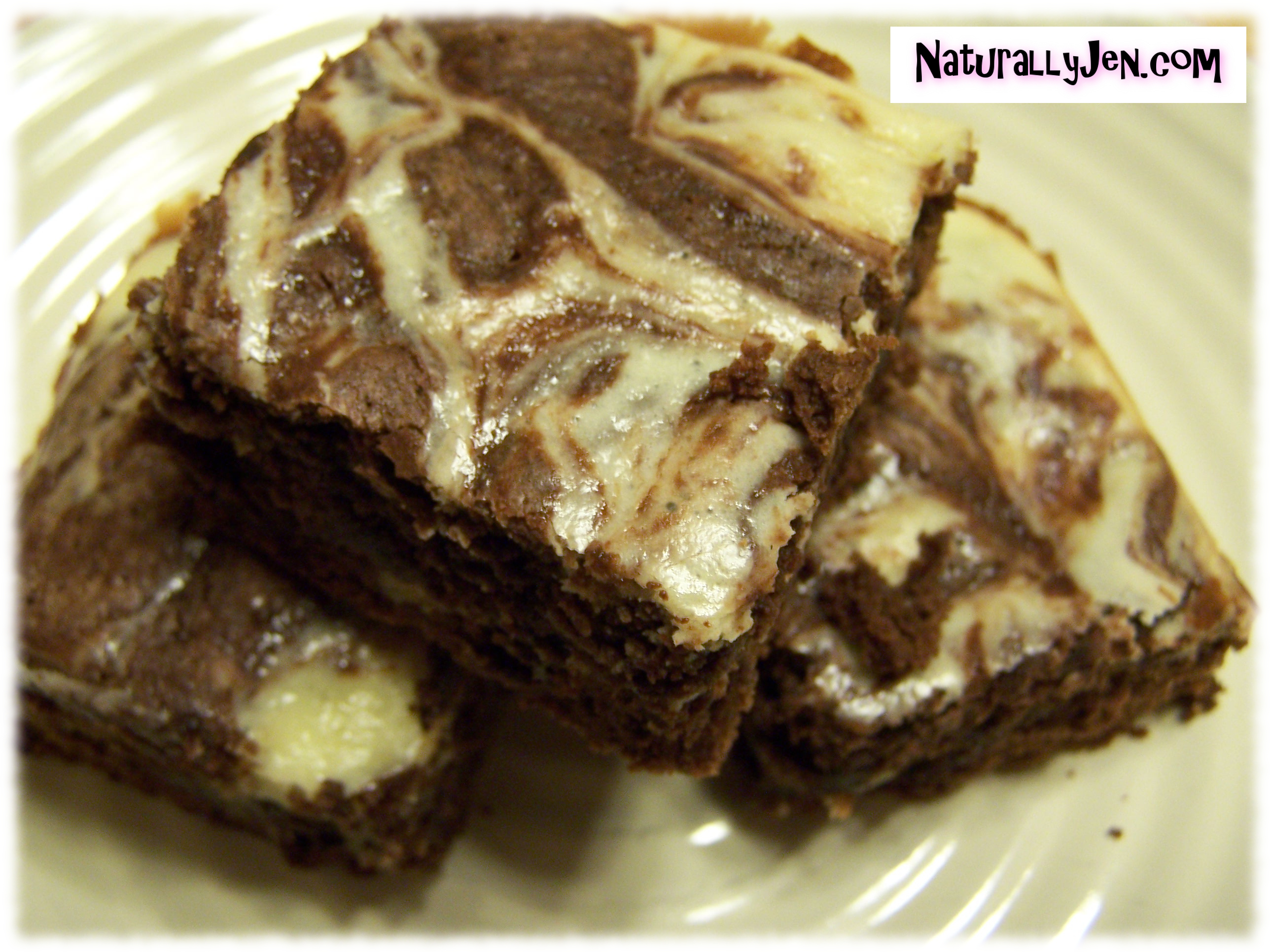 Cream Cheese Swirled Brownies